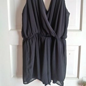 (2 for $10) Black Romper